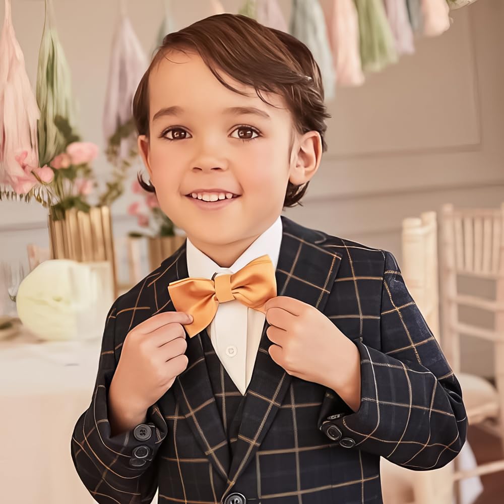 Amazon.com: Vibrant Gold Bow Tie - 3.25